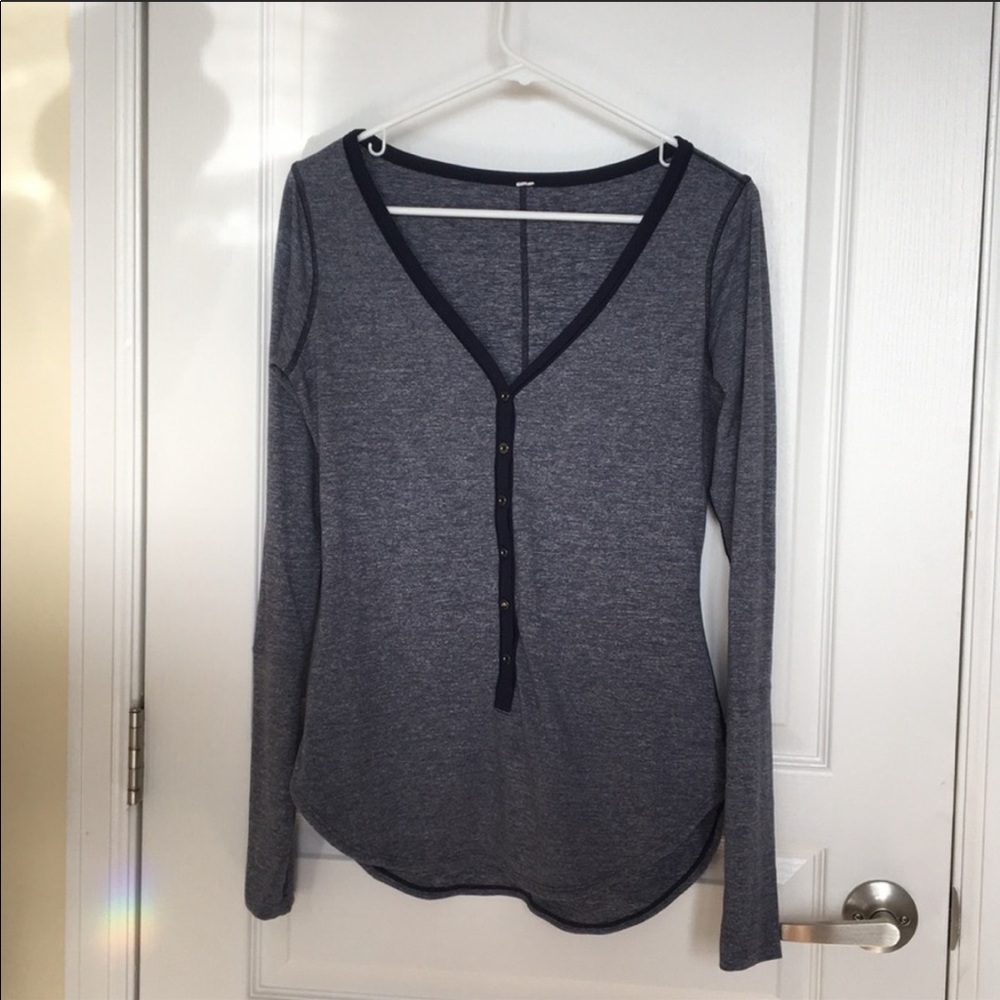 Lululemon Navy Henley